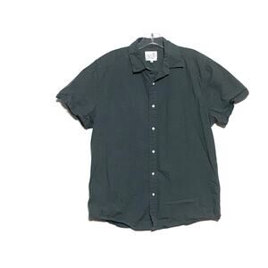 Truth Substance Common Sense Button Shirt Mens Large L Cross Geometric Cotton